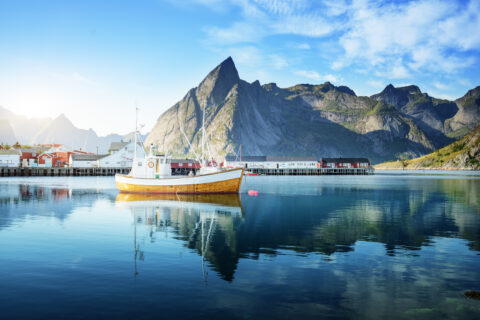 les iles lofoten en norvege