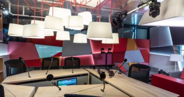 Studio radio de La1ère à La Sallaz