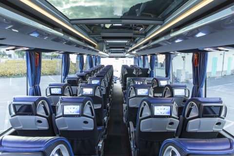 Ecran tactile à chaque siège ©AtelierG+P