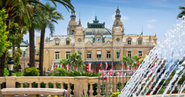 Casino house in Monaco. French Riviera