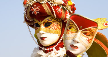 Venetian carnival costume