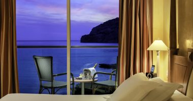 Sunset views from Junior Suite Bedroom H10 Blue Mar