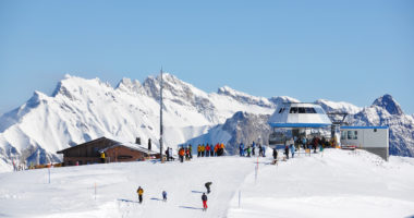 Pizol, famous Swiss skiing resort