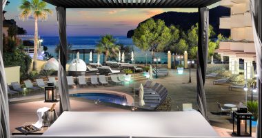 Chill Out room terrace at sunset